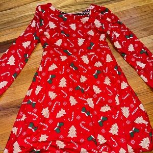 Christmas fuzzy dress